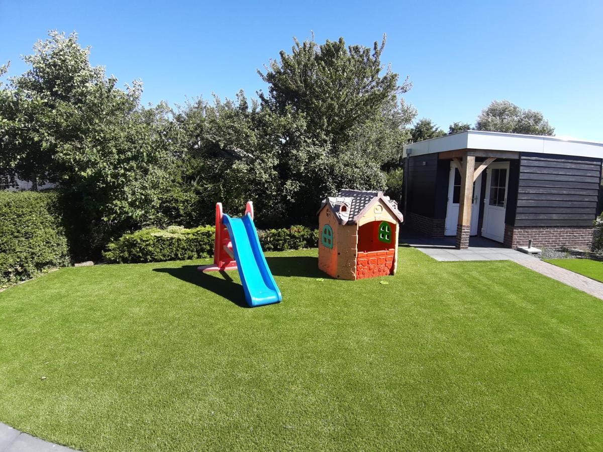 Luxe Chalet 'Wysha' Sint-Annaland Exterior foto